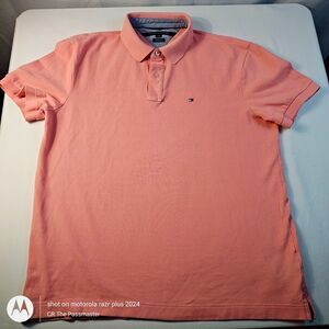 Tommy Hilfiger Mens Short Sleeve Cotton Pique Polo US Size XL